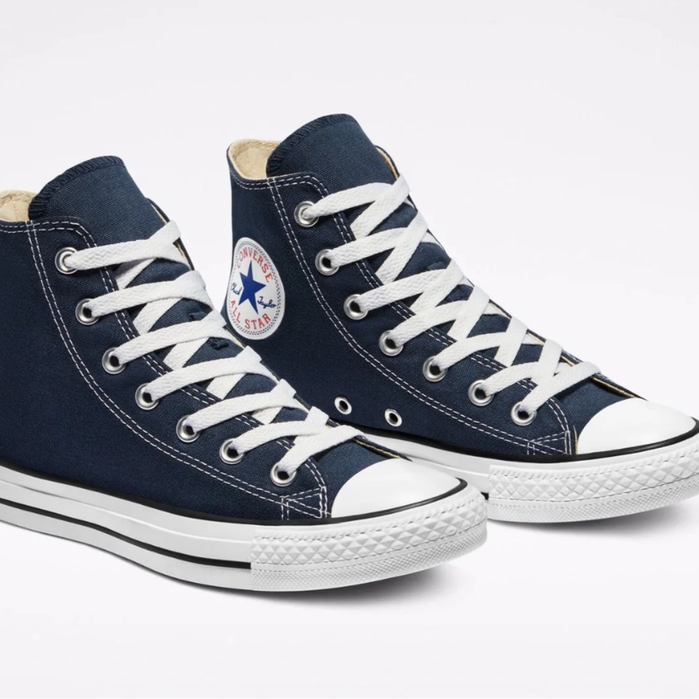 Converse Unisex Dark Blue High-Top Sneakers